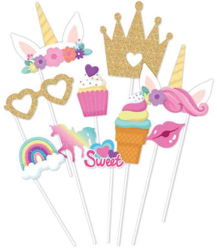 Unicorn Edible Icing Image - Click Image to Close